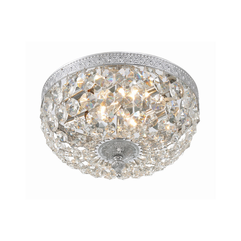 Crystorama Waltham 10'' Flush Mount in Polished Chrome - Additional View