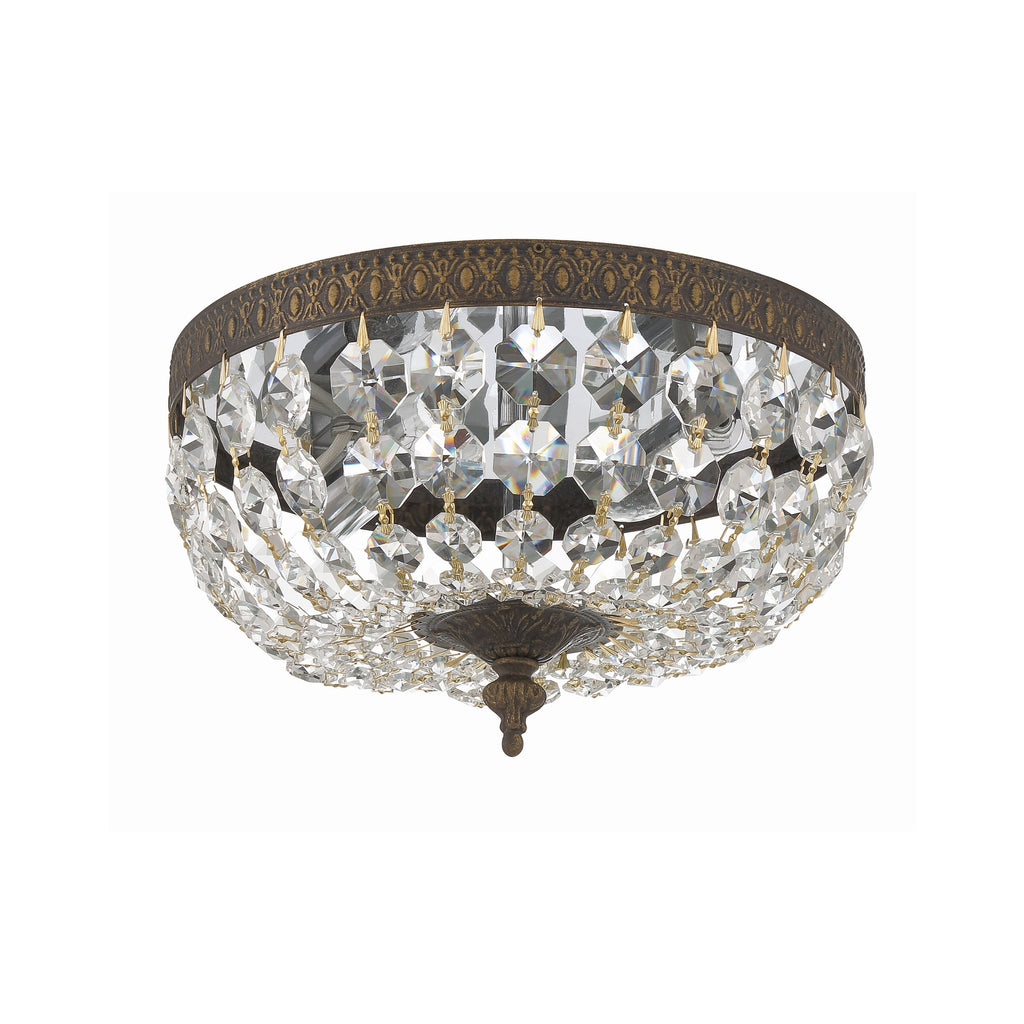 Crystorama Waltham 10'' Flush Mount in English Bronze - Additional View