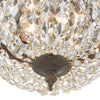 Crystorama Waltham 10'' Flush Mount in English Bronze - Additional View