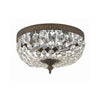 Crystorama Waltham 10'' Flush Mount in English Bronze - Additional View
