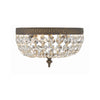 Crystorama Waltham 10'' Flush Mount in English Bronze - Additional View