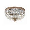 Crystorama Waltham 10'' Flush Mount in Olde Brass - Additional View