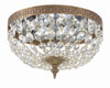 Crystorama Waltham 10'' Flush Mount in Olde Brass - Additional View