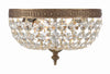 Crystorama Waltham 10'' Flush Mount in Olde Brass - Additional View