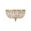 Crystorama Waltham 10'' Flush Mount in Olde Brass - Additional View