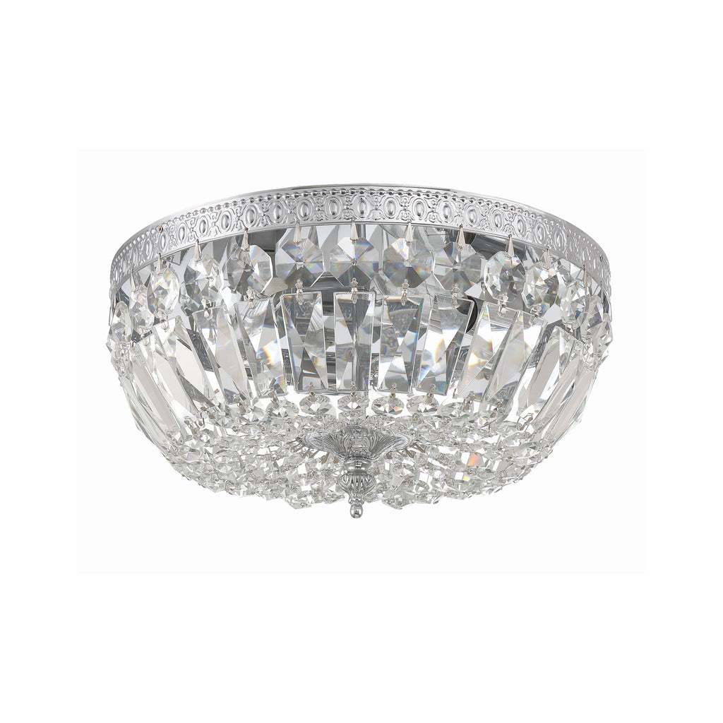 Crystorama Waltham 12'' Flush Mount in Polished Chrome - Additional View
