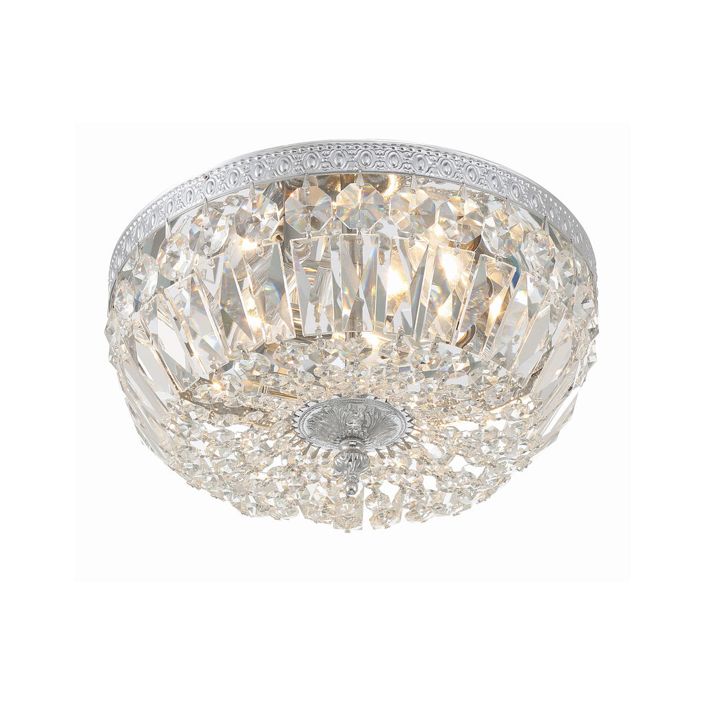 Crystorama Waltham 12'' Flush Mount in Polished Chrome - Additional View