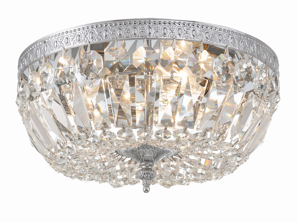 712-CH-CL-SAQ Waltham 12'' Flush Mount | Main Image