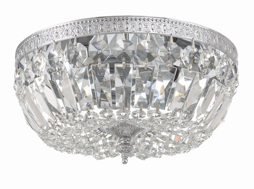 Crystorama Waltham 12'' Flush Mount in Polished Chrome - Additional View