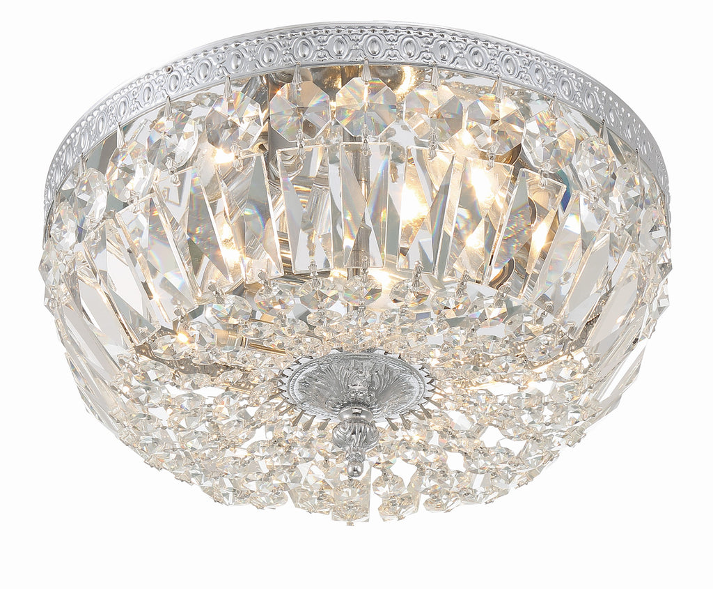 Crystorama Waltham 12'' Flush Mount in Polished Chrome - Additional View