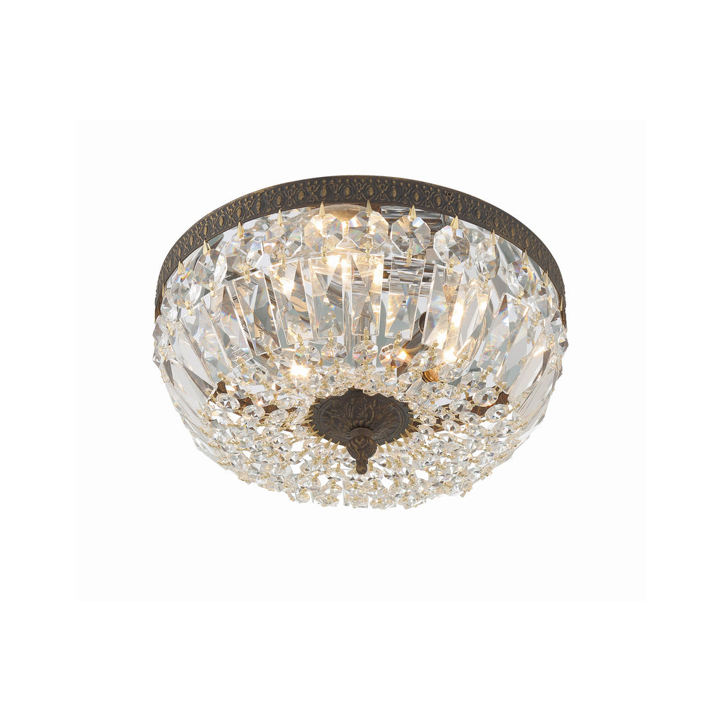 Crystorama Waltham 12'' Flush Mount in English Bronze - Additional View