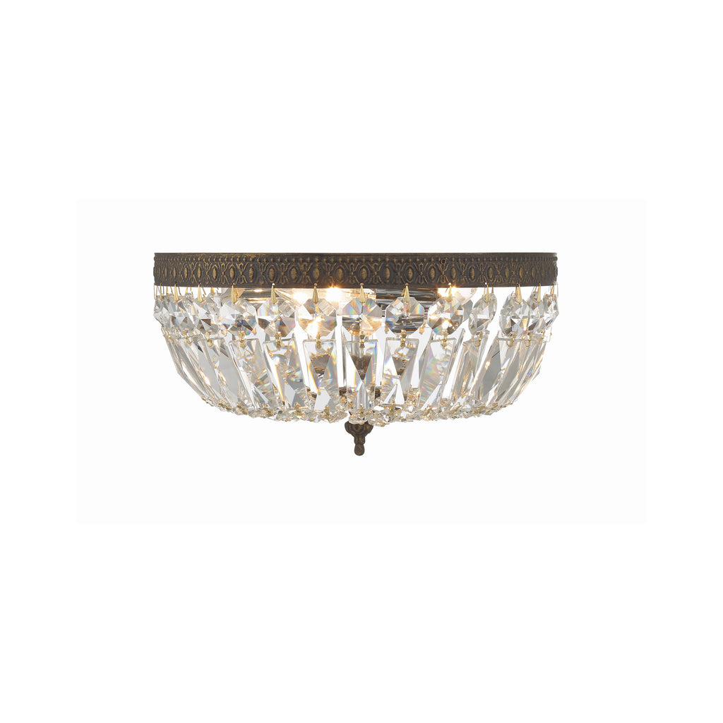 Crystorama Waltham 12'' Flush Mount in English Bronze - Additional View