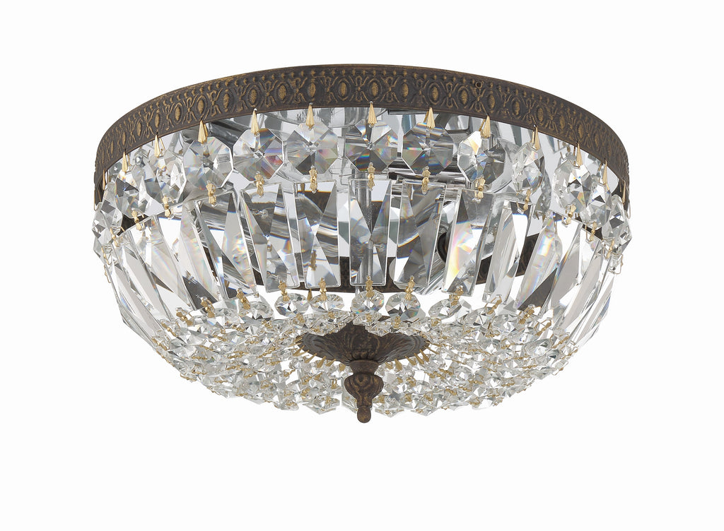 Crystorama Waltham 12'' Flush Mount in English Bronze - Additional View