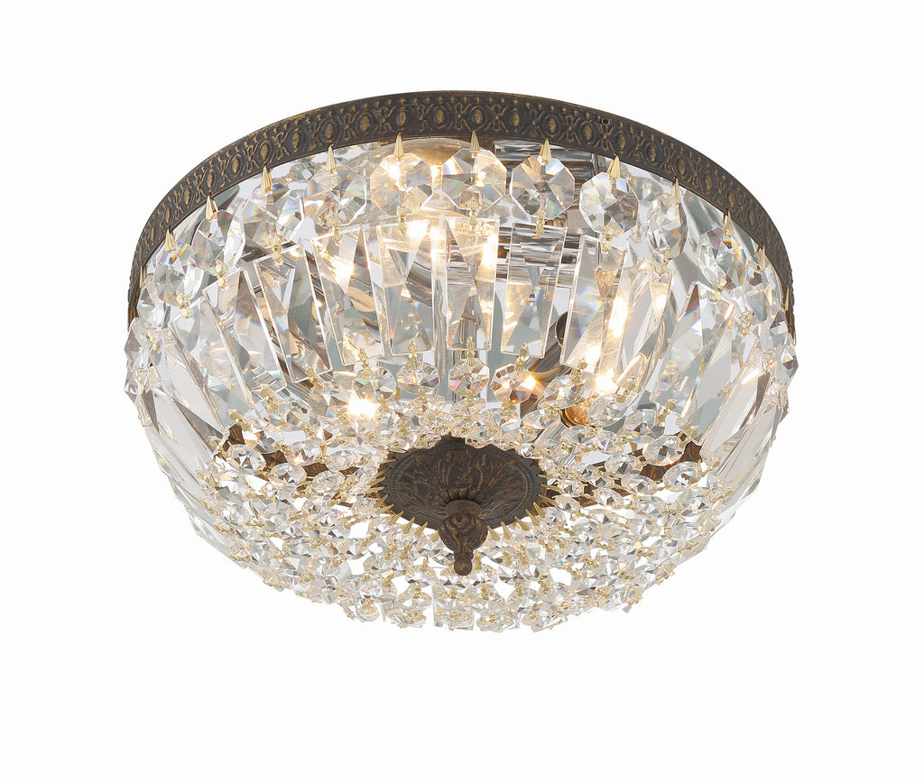 Crystorama Waltham 12'' Flush Mount in English Bronze - Additional View