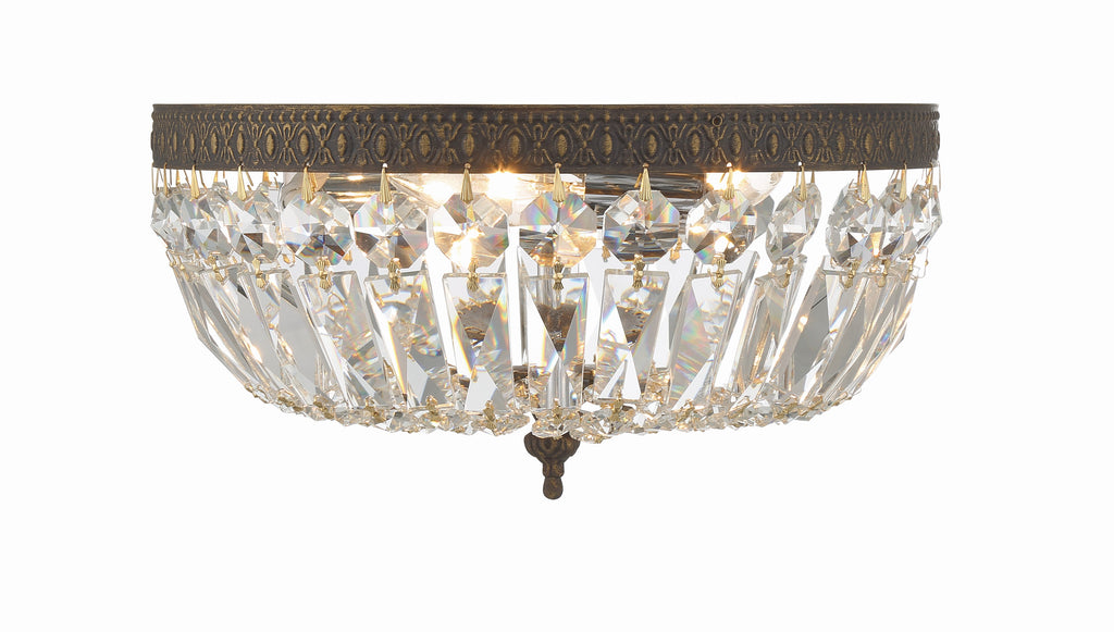 Crystorama Waltham 12'' Flush Mount in English Bronze - Additional View