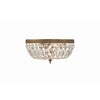 Crystorama Waltham 12'' Flush Mount in Olde Brass - Additional View
