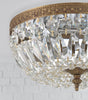 Crystorama Waltham 12'' Flush Mount in Olde Brass - Lifestyle View