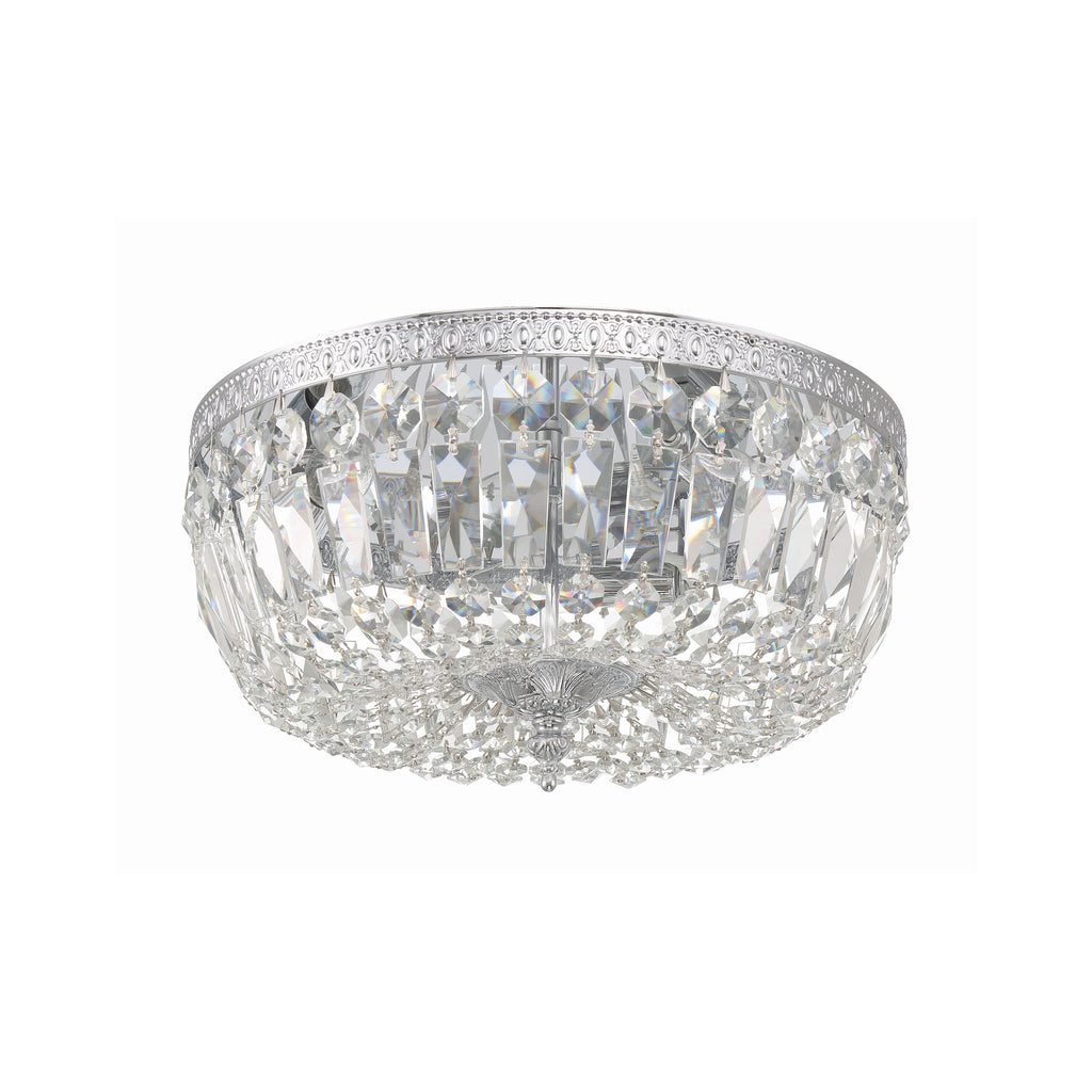 Crystorama Waltham 14'' Flush Mount in Polished Chrome - Additional View