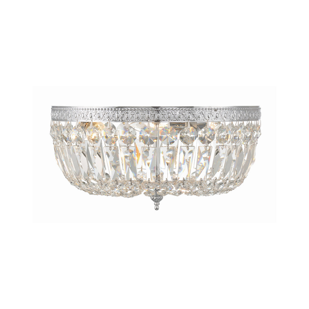 Crystorama Waltham 14'' Flush Mount in Polished Chrome - Additional View