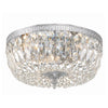Crystorama Waltham 14'' Flush Mount in Polished Chrome - Front View