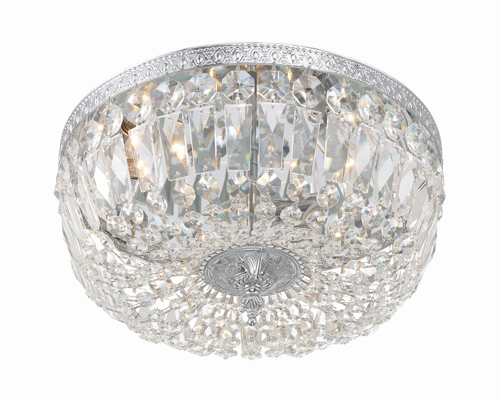 Crystorama Waltham 14'' Flush Mount in Polished Chrome - Additional View