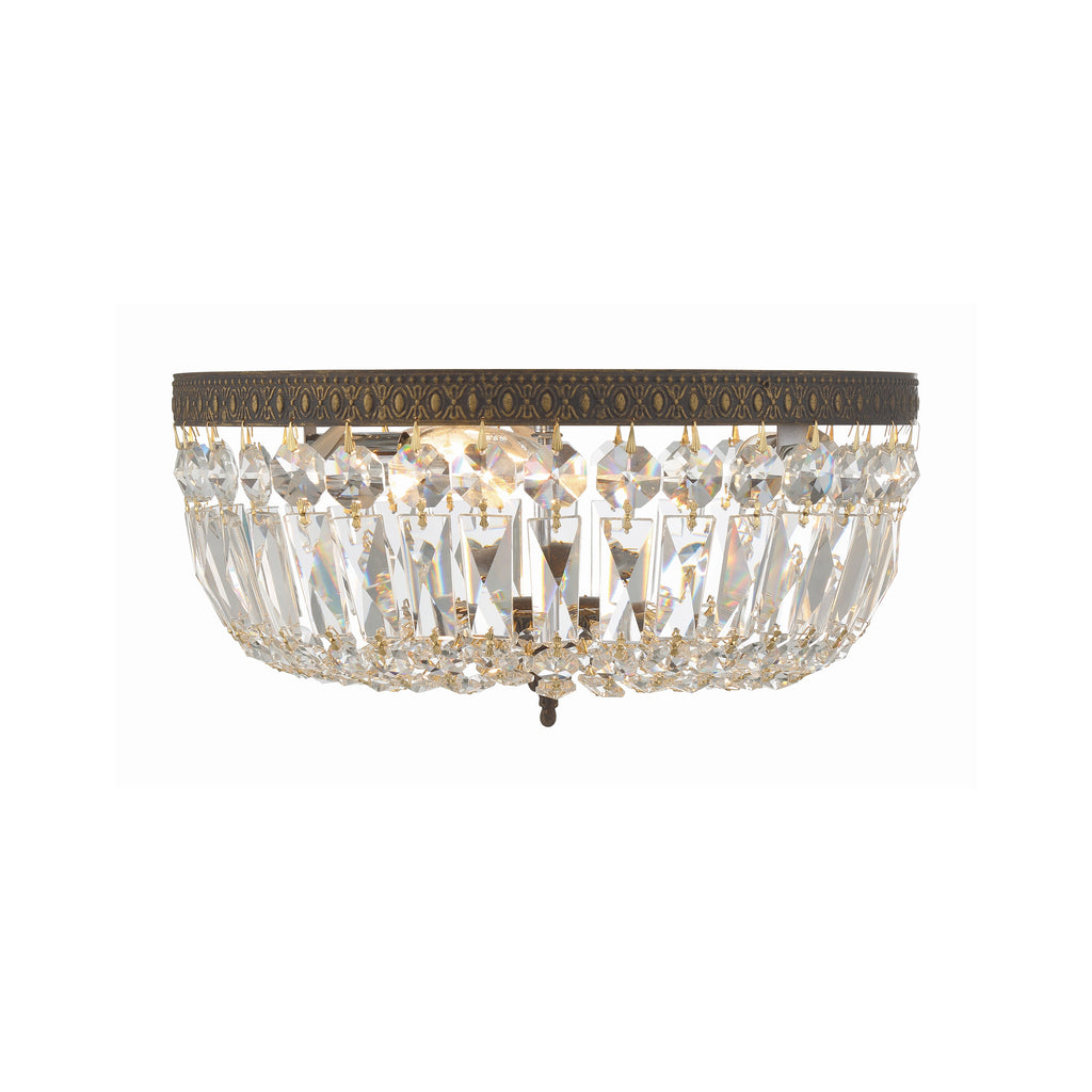 Crystorama Waltham 14'' Flush Mount in English Bronze - Additional View