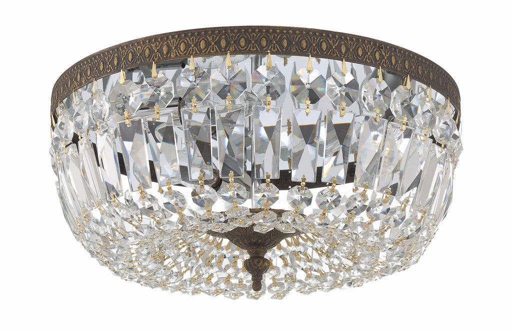 Crystorama Waltham 14'' Flush Mount in English Bronze - Additional View