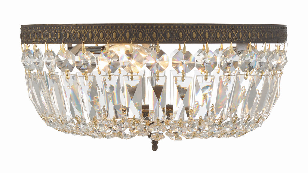 Crystorama Waltham 14'' Flush Mount in English Bronze - Additional View