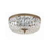 Crystorama Waltham 14'' Flush Mount in Olde Brass - Additional View