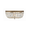 Crystorama Waltham 14'' Flush Mount in Olde Brass - Additional View