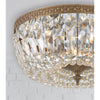 Crystorama Waltham 14'' Flush Mount in Olde Brass - Lifestyle View