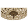 Crystorama Hand Cut 14" Flush in Olde Brass - Additional View