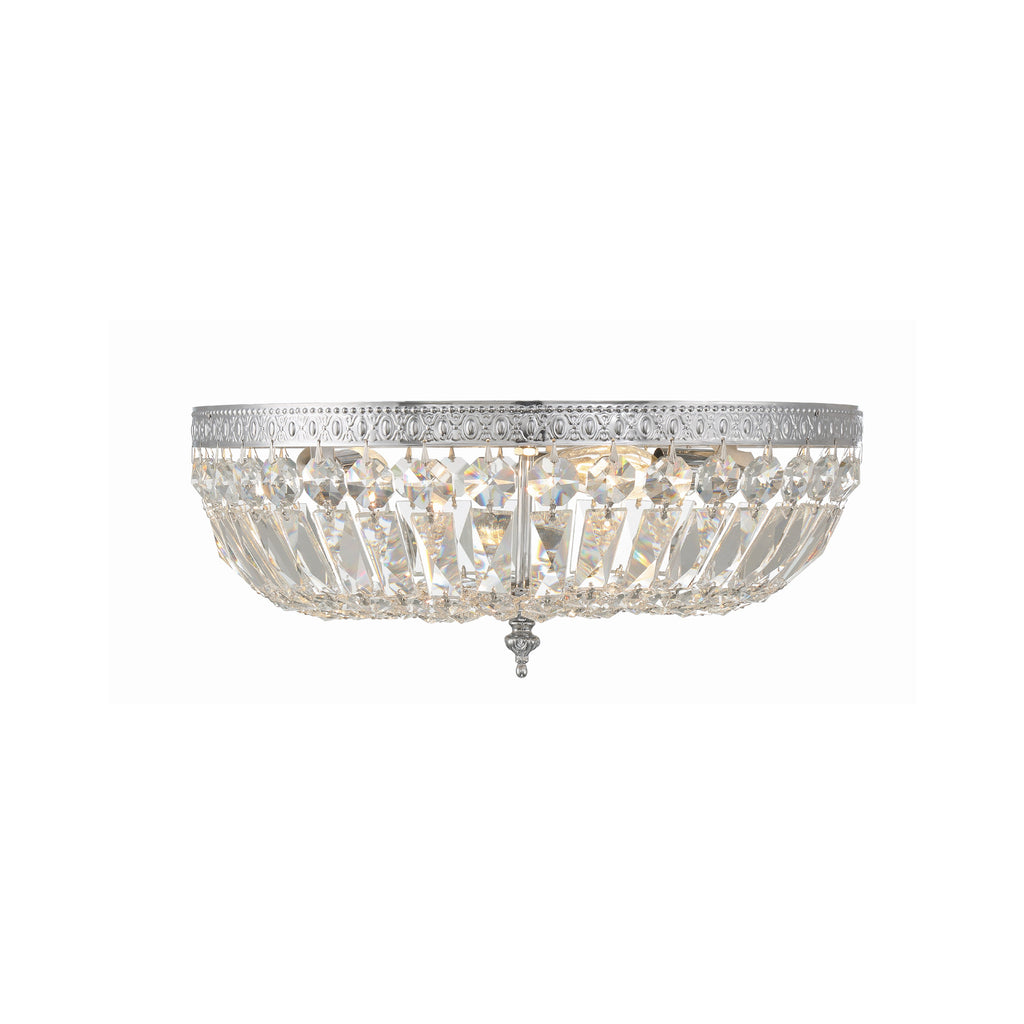 Crystorama Waltham 16'' Flush Mount in Polished Chrome - Additional View