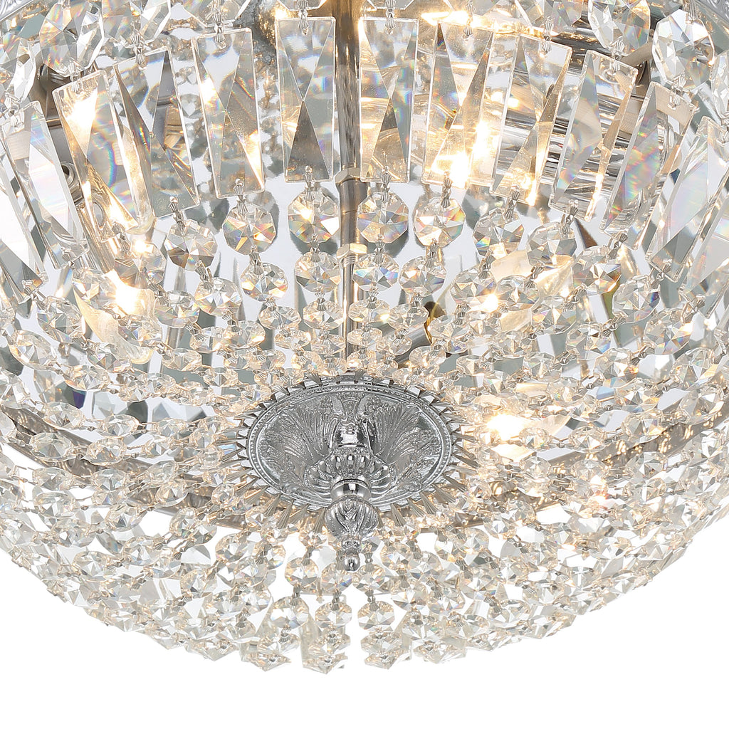 Crystorama Waltham 16'' Flush Mount in Polished Chrome - Additional View