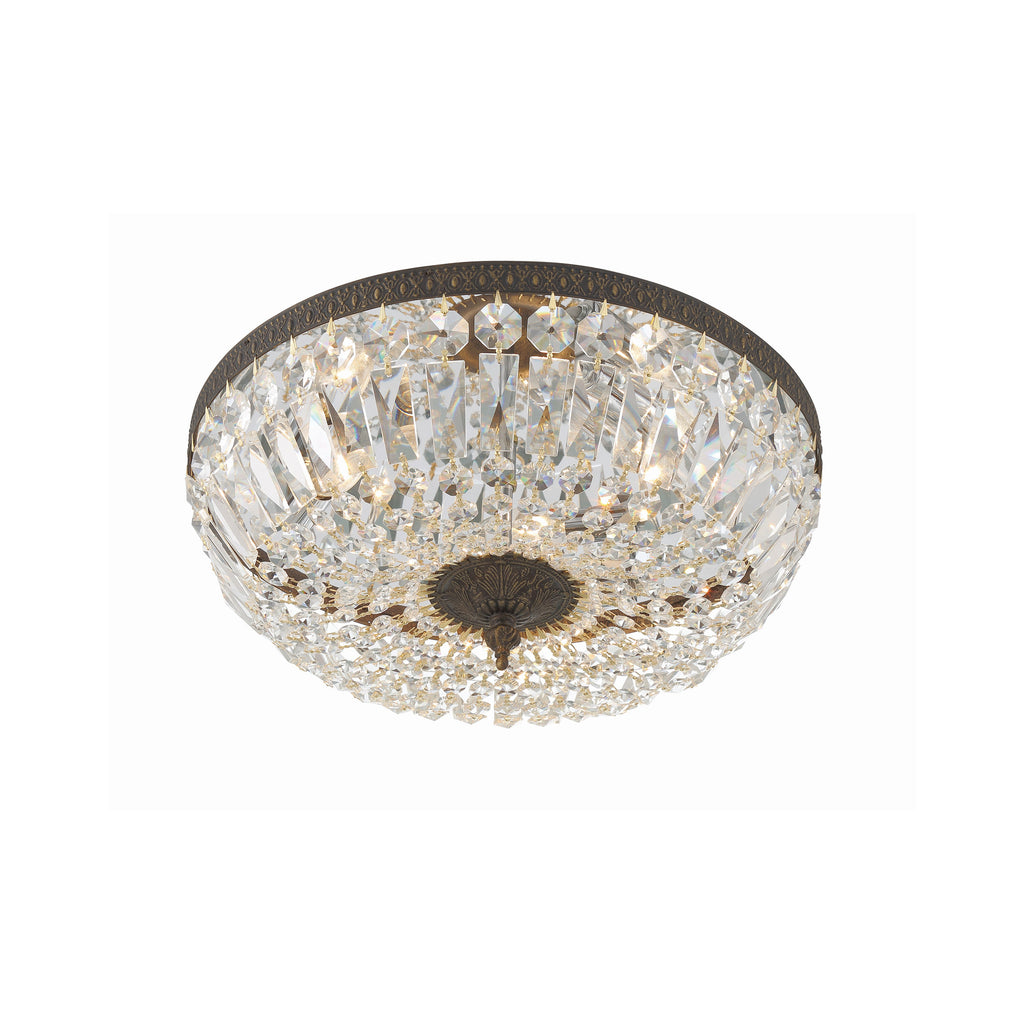 Crystorama Waltham 16'' Flush Mount in English Bronze - Additional View
