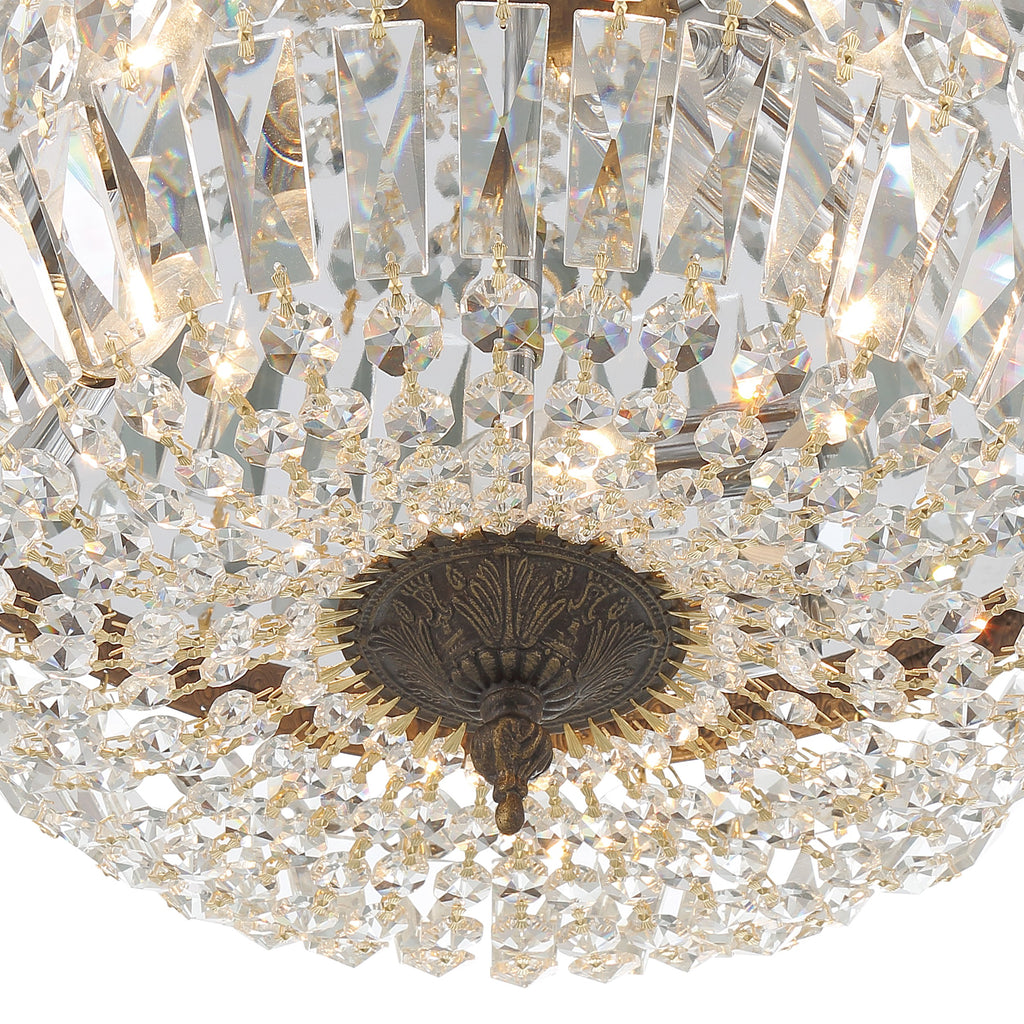 Crystorama Waltham 16'' Flush Mount in English Bronze - Additional View