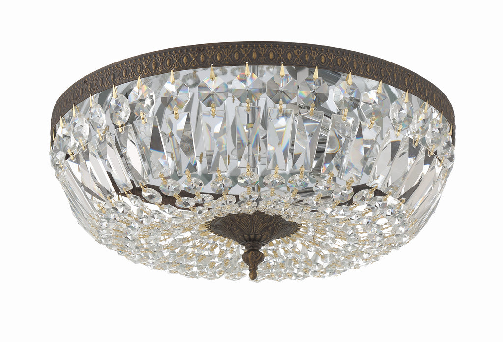 Crystorama Waltham 16'' Flush Mount in English Bronze - Additional View