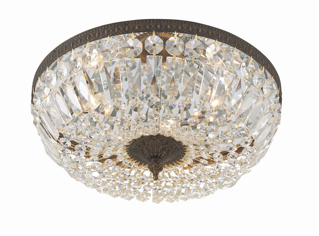 Crystorama Waltham 16'' Flush Mount in English Bronze - Additional View