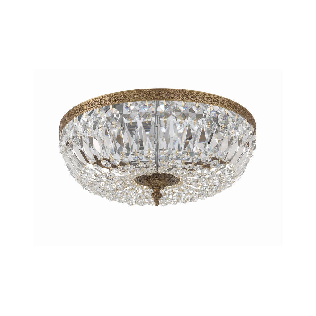Crystorama Waltham 16'' Flush Mount in Olde Brass - Additional View