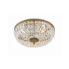 Crystorama Waltham 16'' Flush Mount in Olde Brass - Additional View