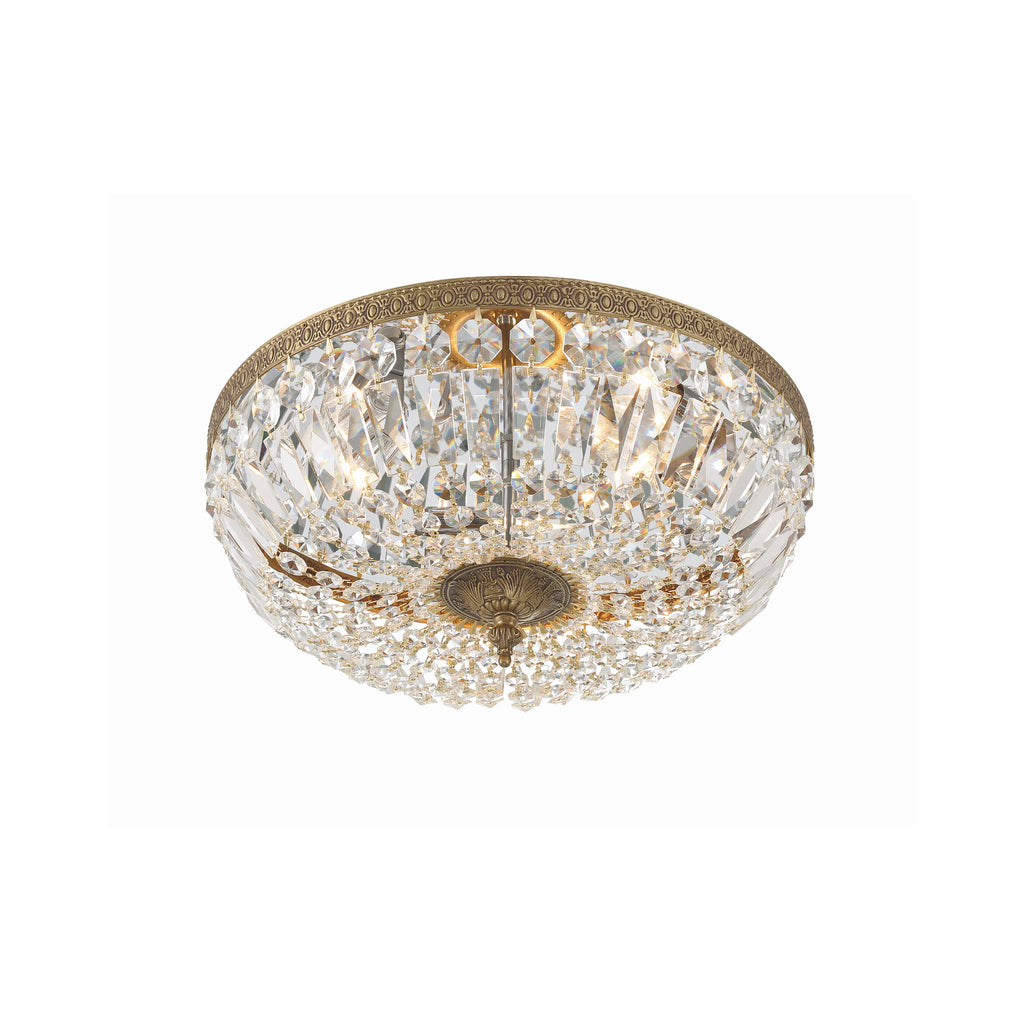 Crystorama Waltham 16'' Flush Mount in Olde Brass - Additional View