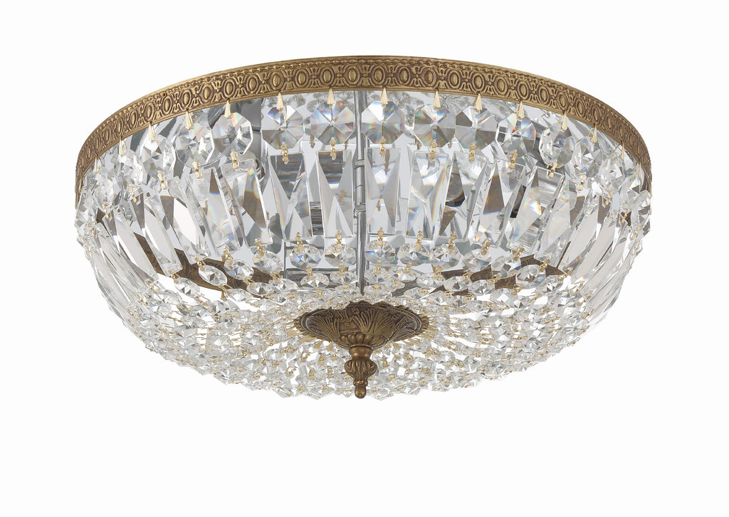Crystorama Waltham 16'' Flush Mount in Olde Brass - Additional View