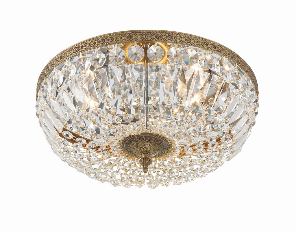 Crystorama Waltham 16'' Flush Mount in Olde Brass - Additional View