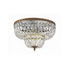 Crystorama Waltham 18'' Flush Mount in Olde Brass - Additional View