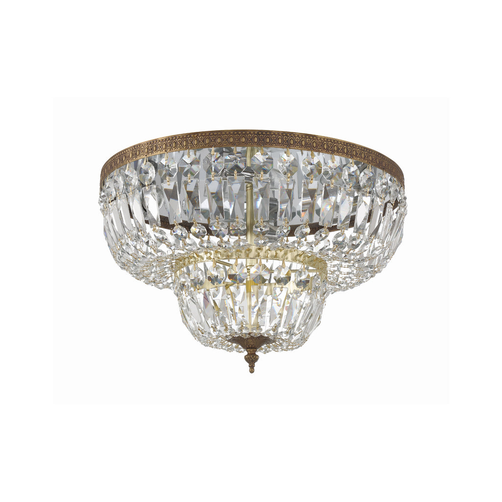 Crystorama Waltham 18'' Flush Mount in Olde Brass - Additional View