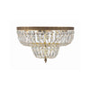 Crystorama Waltham 18'' Flush Mount in Olde Brass - Additional View