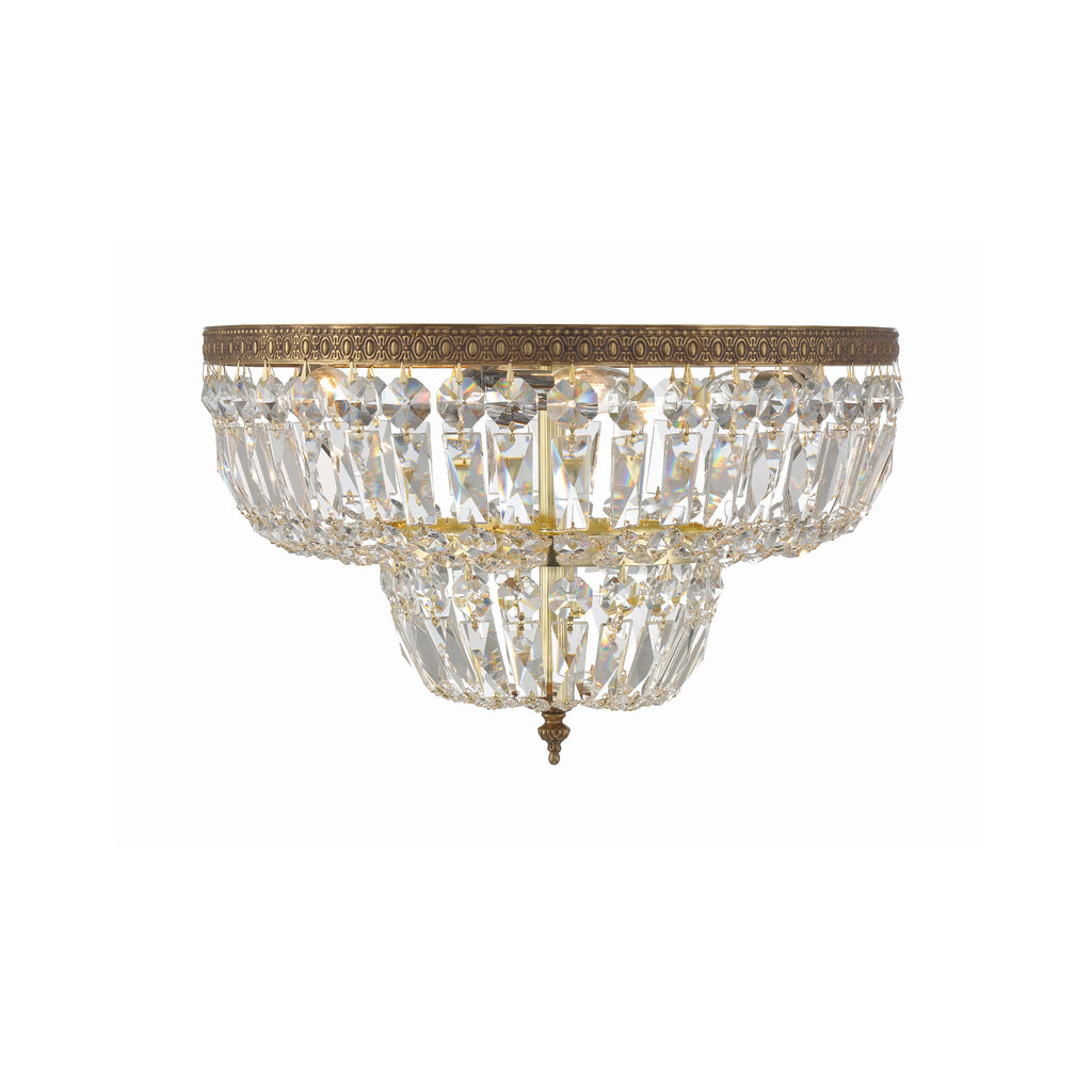 Crystorama Waltham 18'' Flush Mount in Olde Brass - Additional View
