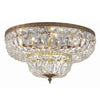 Crystorama Waltham 18'' Flush Mount in Olde Brass - Front View
