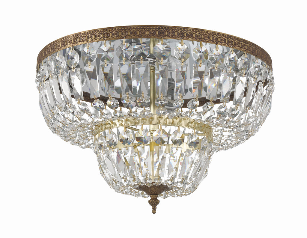 Crystorama Waltham 18'' Flush Mount in Olde Brass - Additional View