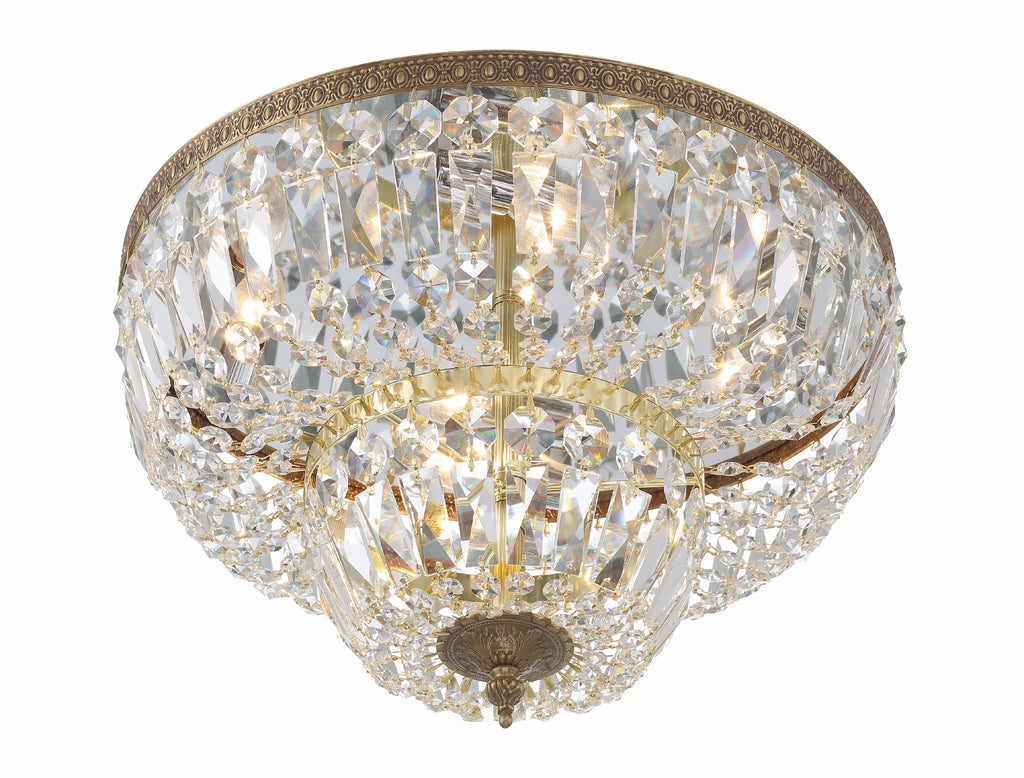 Crystorama Waltham 18'' Flush Mount in Olde Brass - Additional View
